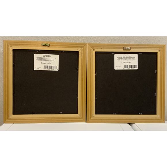 Vtg Gold Frame Matted Kathy Seek Design Still Life Fruit Wall Art Print Lot Of 2 - Picture 12 of 12